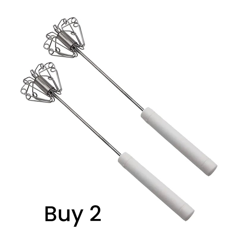 🔥 50% di sconto! 🥚🍳 Frusta a mano semiautomatica in acciaio inox 🔧✨
