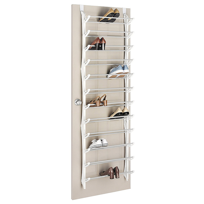 👟SCONTO DEL 50% IN QUESTO MOMENTO! 🏆 Scarpiera da appendere alla porta – 24 scomparti e montaggio senza attrezzi – Adatta a porte standard, può contenere fino a 24 paia – perfetta per l’ingresso o l’armadio 🚪✨