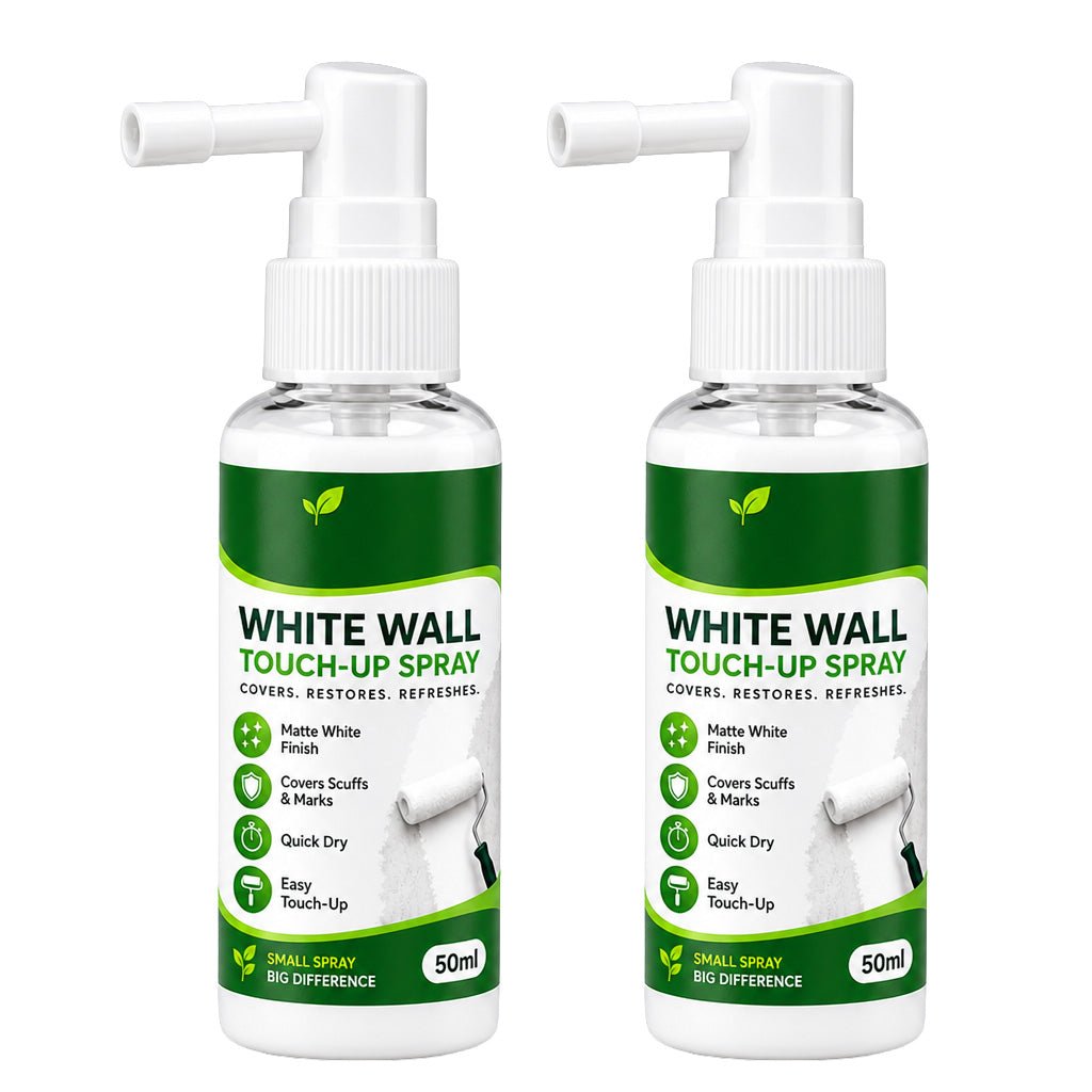 Spray riparatore per pareti bianco opaco 🏡⚪💨 Spruzzo di precisione, finitura bianca opaca, copre macchie e graffi sulle pareti, si integra con l'intonaco e protegge la superficie per un risultato curato senza grandi lavori.