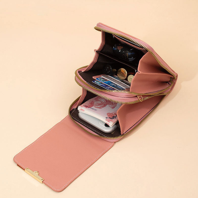 🎀Borsa antifurto 2-in-1 🎨📱👛Borsa versatile con protezione RFID anti-frode, tasca touchscreen impermeabile e design leggero, organizza ogni oggetto essenziale e garantisce uscite sicure e confortevoli ogni giorno.