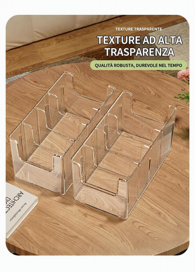 💊 Organizer Portamedicinali Estensibile | Trasparente, Tutto a Colpo d’Occhio 👀 | Telescopico da 24,5 a 43 cm 📏 | Scomparti Separati Ordinati ✨ | Perfetto per Armadietti, Cassetti e Prima Cassetta 🗄️