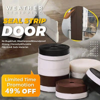 🚪 Guarnizione Adesiva in Silicone per Porte e Finestre (5m) | Isolamento Termico, Acustico, Antispifferi e Polvere | Flessibile Ritagliabile per Sottoporta e Infissi 🏠