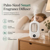 Diffusore Intelligente Aromaterapia 💨⏱️🔋 Con atomizzazione a ultrasuoni e timer a 4 livelli, questo diffusore ricaricabile da 1500mAh diffonde la fragranza in modo uniforme fino a 80 m² e crea un ambiente rilassante nello spazio personale.