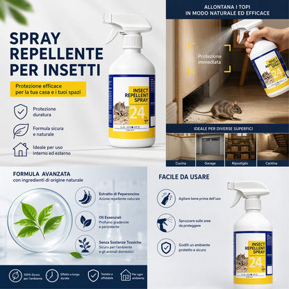 Spray Universale Anti-Roditore 📦🔧⏳ Formula versatile, spray pronto all’uso, crea una barriera duratura per allontanare i roditori da magazzino e auto, protegge cavi e merci evitando costose riparazioni.