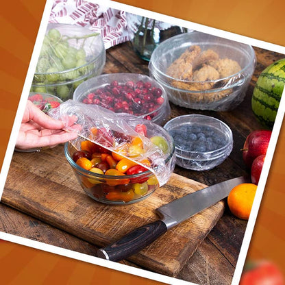 🧴🍲 Coperture elastiche per alimenti – confezione multipla da 100 pezzi – mantieni il cibo fresco e protetto! 🔄🥗✨