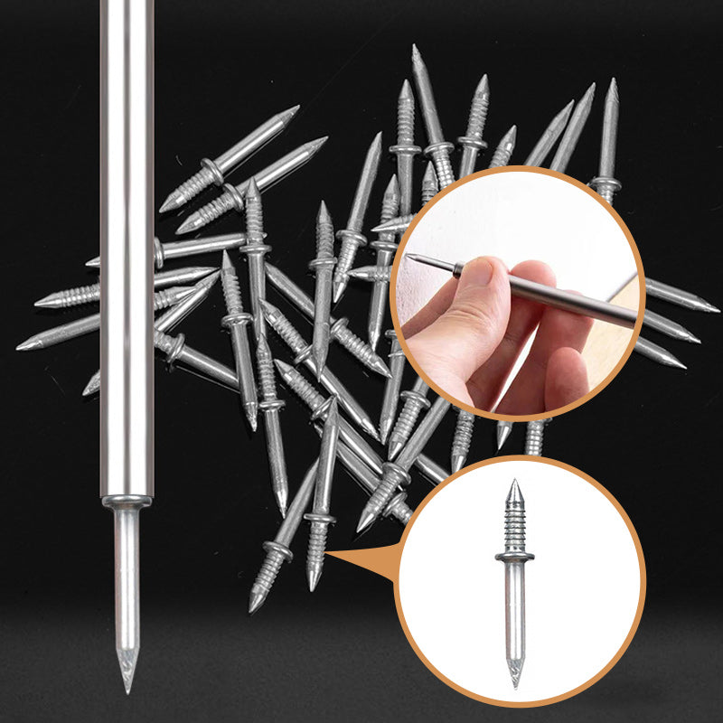 🚨 Scorte in esaurimento! Sconto del 50% 📌 Chiodi per montaggio battiscopa virali!⭐Oltre 50.000 pezzi venduti✅Clienti italiani soddisfatti! 100 pezzi per confezione, resistenti alla corrosione!