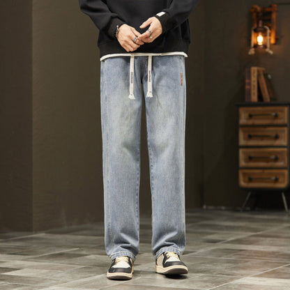 💎 50% DI SCONTO! 💎 Jeans Uomo Larghi e Dritti – Taglio Moderno, Tessuto Morbido & Vestibilità Comoda per Ogni Occasione 👖🔥