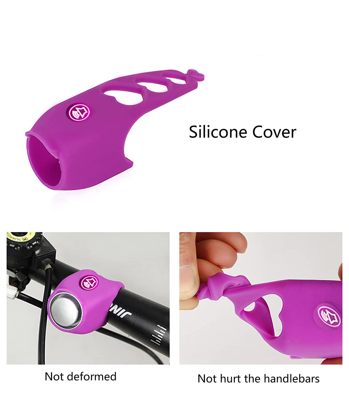 🚲 Clacson Elettronico per Bici 🔊🎵⚖️ Con volume fino a 120 dB e 6 modalità sonore selezionabili, è impermeabile e leggero 38 g, si fissa senza attrezzi per segnalare chiaramente la tua presenza nel traffico durante le pedalate.