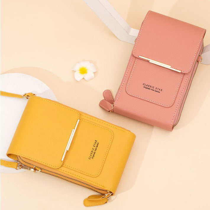 🎀Borsa antifurto 2-in-1 🎨📱👛Borsa versatile con protezione RFID anti-frode, tasca touchscreen impermeabile e design leggero, organizza ogni oggetto essenziale e garantisce uscite sicure e confortevoli ogni giorno.