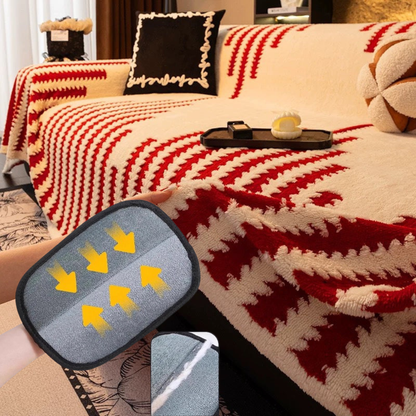 Copridivano in Peluche 🛋️✨🧺 Morbido peluche al tatto, con fondo antiscivolo e lavabile in lavatrice, protegge il divano da macchie e usura e conserva un ambiente di relax confortevole ogni giorno.