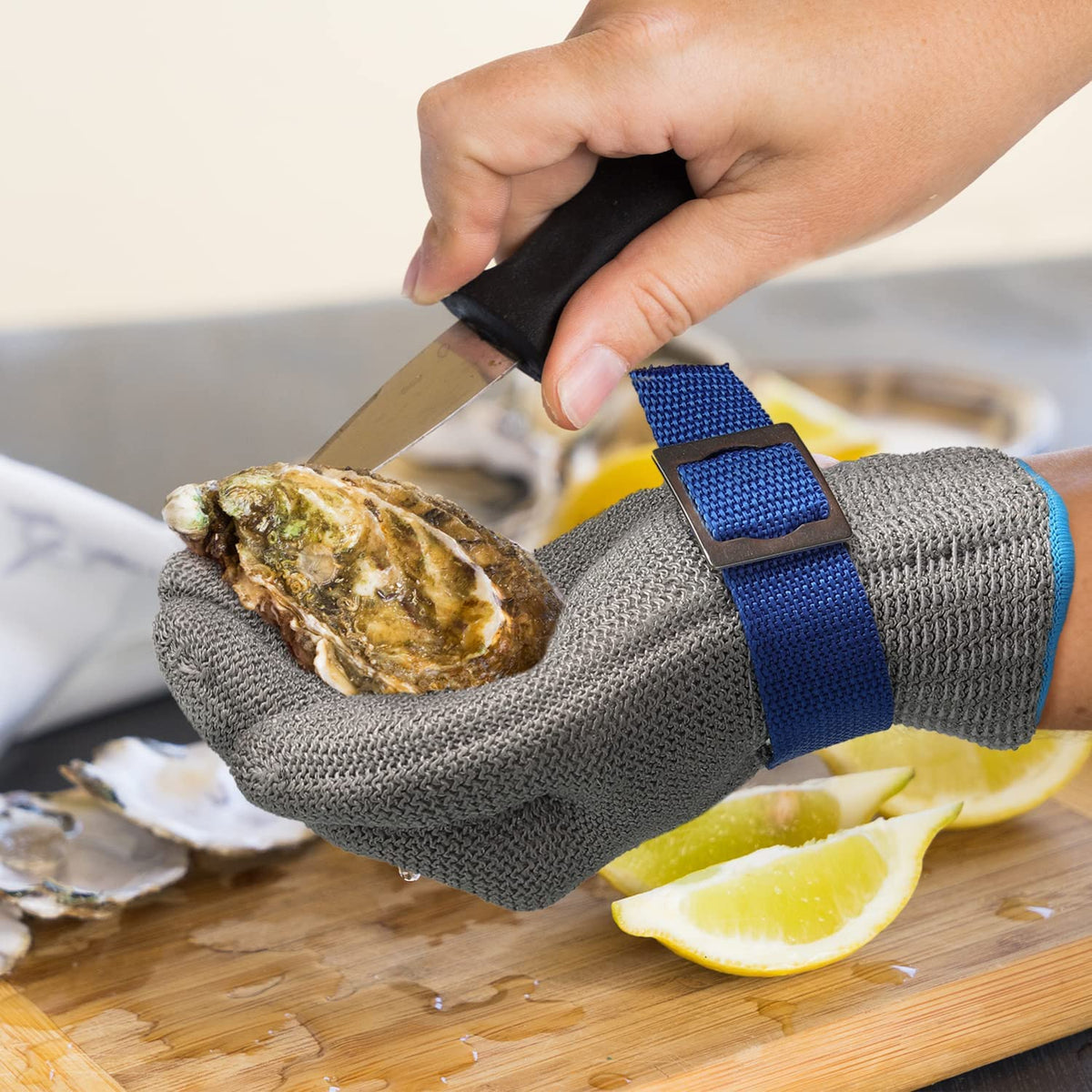 🧤50% DI SCONTO ORA! Guanto antitaglio in maglia metallica in acciaio inox, guanto in rete metallica A9 con il massimo livello di protezione dai tagli, guanto da lavoro protettivo per macellai, cuochi, taglio della carne e lavorazione degli alimenti