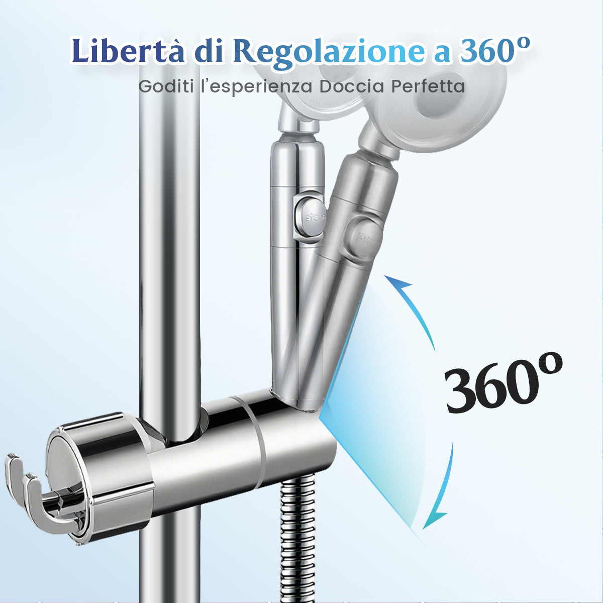Supporto per doccetta senza trapano 🚿👨‍👩‍👧🛁