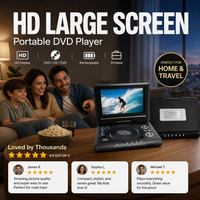 🔥 NOVITÀ 2026: 50% DI SCONTO – Lettore DVD/EVD Portatile HD 7,8" – L'Intrattenimento Definitivo in Viaggio – Grande Schermo HD – Ricaricabile – Riproduce DVD, CD, USB & SD – Perfetto per Casa e Auto 📺🎬✨
