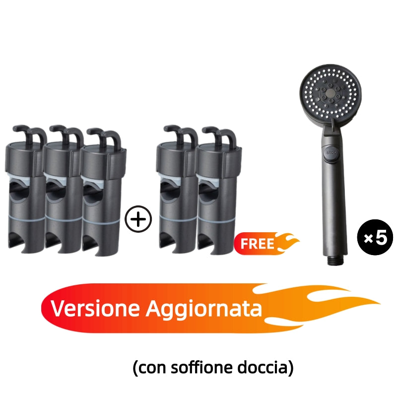 Supporto per doccetta senza trapano 🚿👨‍👩‍👧🛁
