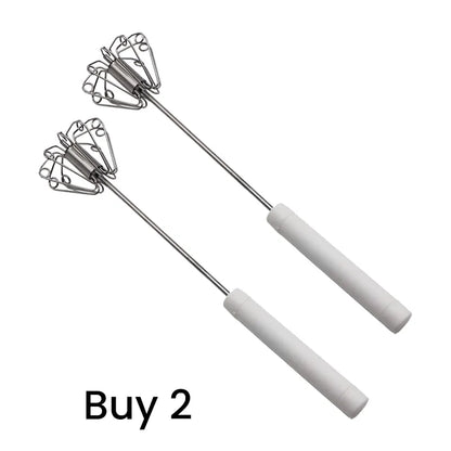 🔥 50% di sconto! 🥚🍳 Frusta a mano semiautomatica in acciaio inox 🔧✨