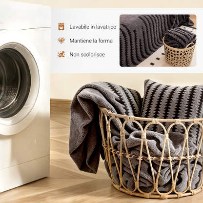 Copridivano in Peluche 🛋️✨🧺 Morbido peluche al tatto, con fondo antiscivolo e lavabile in lavatrice, protegge il divano da macchie e usura e conserva un ambiente di relax confortevole ogni giorno.