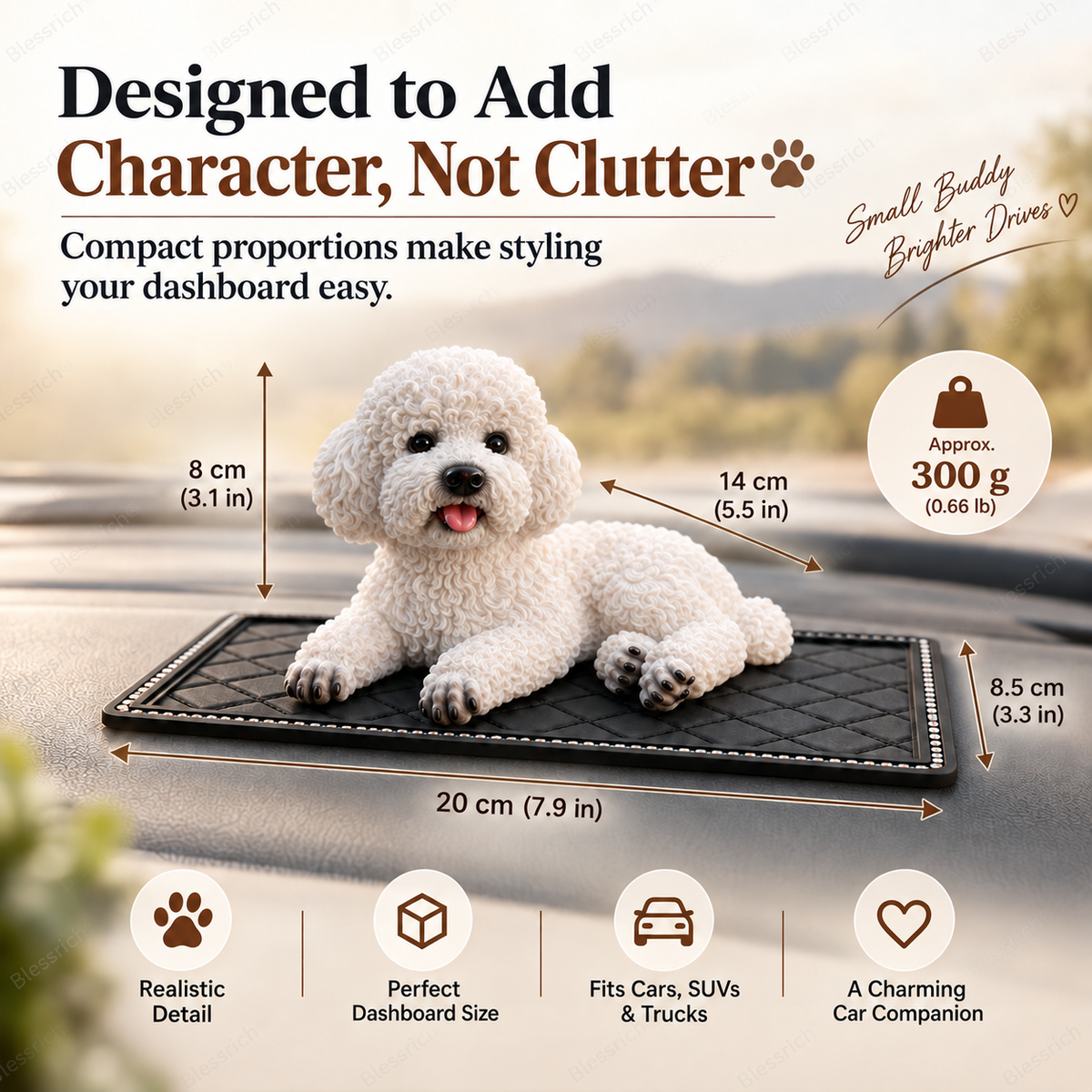 ⏳ Offerta a tempo limitato! Sconto del 50% 🐩 Statuina Barboncino Decorativa! ⭐Oltre 50.000 pezzi venduti ✨Consigliata dai creator ✅Recensioni verificate! 🐶✨Dettagli realistici in resina, 4 colori, base stabile!