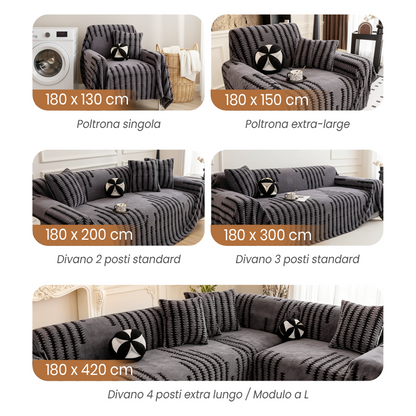 📢📢Sconto del 60%!!! ✨Copridivano morbido e antiscivolo in peluche