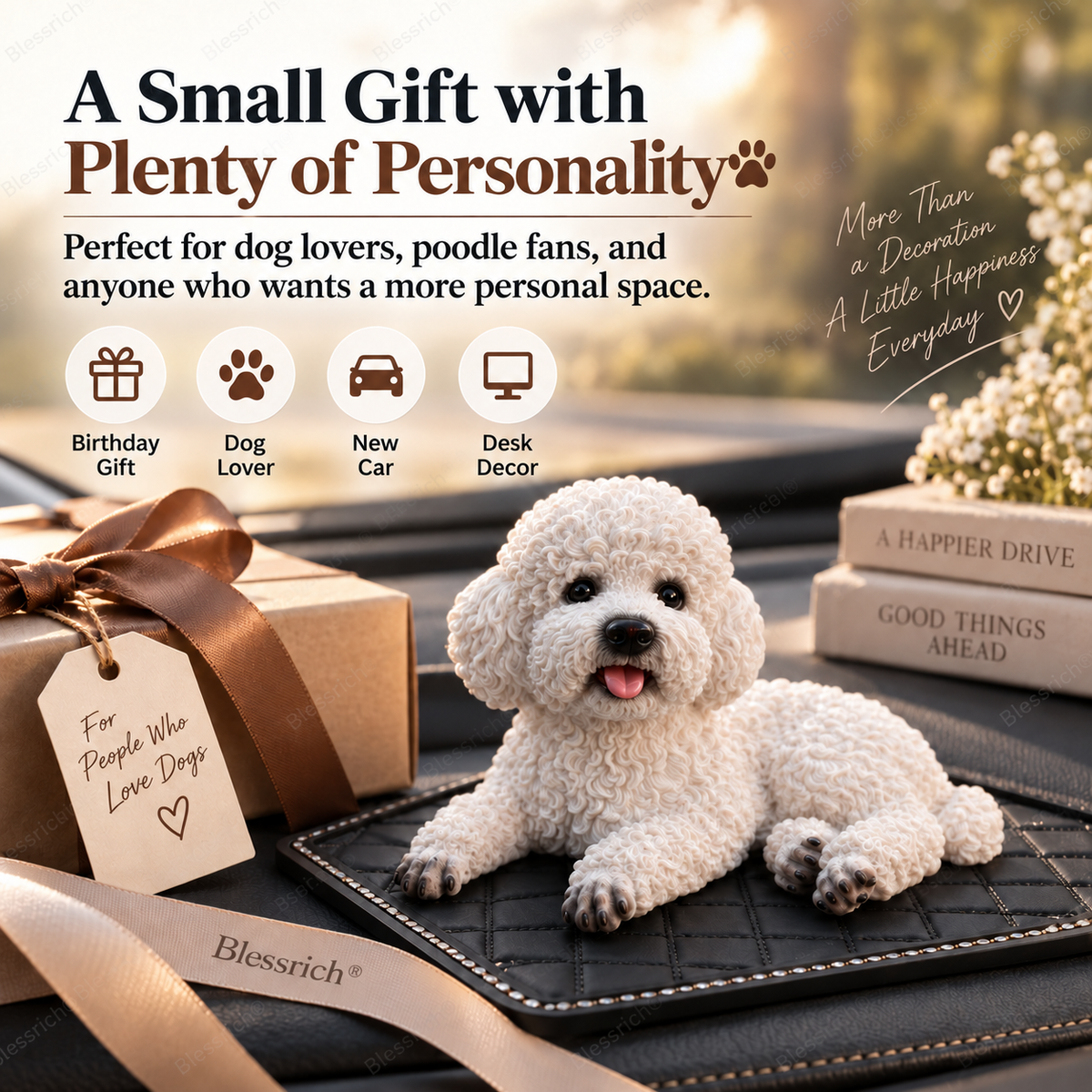 ⏳ Offerta a tempo limitato! Sconto del 50% 🐩 Statuina Barboncino Decorativa! ⭐Oltre 50.000 pezzi venduti ✨Consigliata dai creator ✅Recensioni verificate! 🐶✨Dettagli realistici in resina, 4 colori, base stabile!