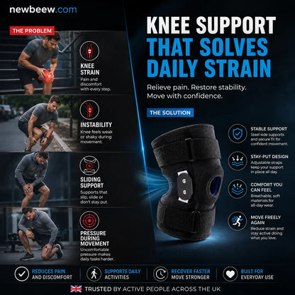 🦵 Ginocchiera Traspirante e Regolabile – Supporto Articolare Leggero per Sport e Vita Quotidiana, Comfort Ottimale 🏃‍♂️📦