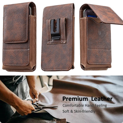 ❄️Sconto estivo del 50%!📱Portacellulare da cintura con chiusura magnetica – Robusto porta-smartphone con clip, passante per cintura e scomparto per carte
