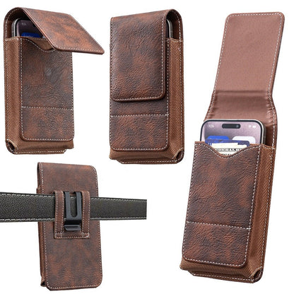 ❄️Sconto estivo del 50%!📱Portacellulare da cintura con chiusura magnetica – Robusto porta-smartphone con clip, passante per cintura e scomparto per carte