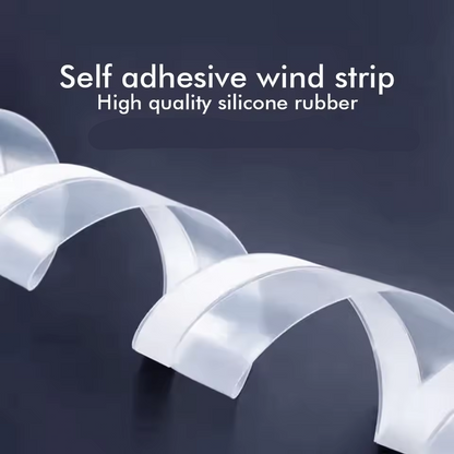 🚪 Guarnizione Adesiva in Silicone per Porte e Finestre (5m) | Isolamento Termico, Acustico, Antispifferi e Polvere | Flessibile Ritagliabile per Sottoporta e Infissi 🏠