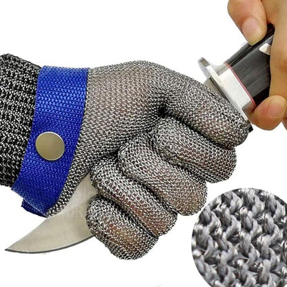 🧤50% DI SCONTO ORA! Guanto antitaglio in maglia metallica in acciaio inox, guanto in rete metallica A9 con il massimo livello di protezione dai tagli, guanto da lavoro protettivo per macellai, cuochi, taglio della carne e lavorazione degli alimenti
