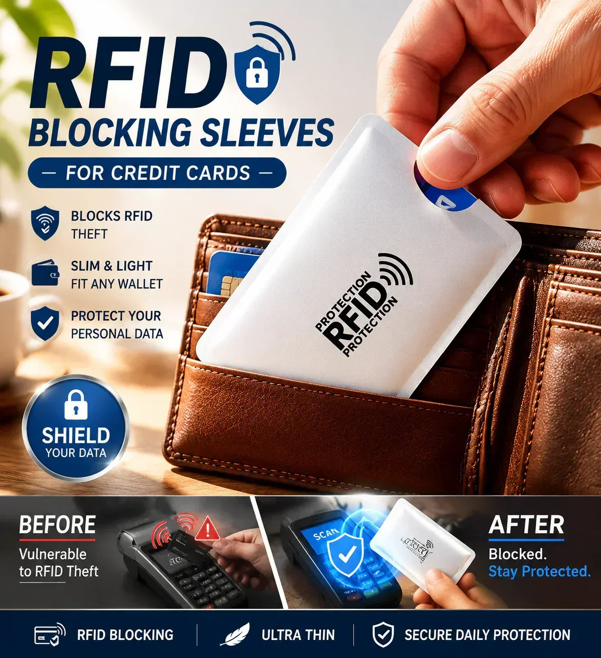 🥳SUPER OFFERTA 2026🥳💞OLTRE 50.000 VENDUTI!👵 Protezioni RFID per carte di credito