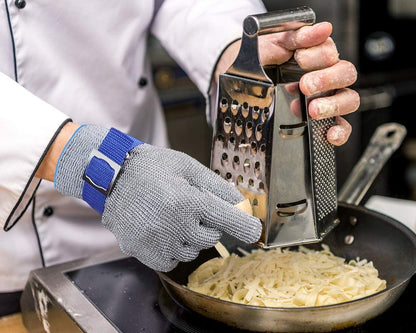 🧤50% DI SCONTO ORA! Guanto antitaglio in maglia metallica in acciaio inox, guanto in rete metallica A9 con il massimo livello di protezione dai tagli, guanto da lavoro protettivo per macellai, cuochi, taglio della carne e lavorazione degli alimenti