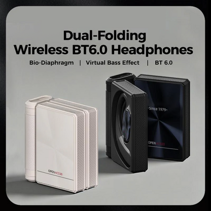 Cuffie Wireless con Cancellazione del Rumore 🔋🚲🎵 Autonomia fino a 145 ore e certificazione IPX5 resistente al sudore, con Bluetooth 6.0 per ascolti continui durante allenamenti e viaggi senza ricariche frequenti.