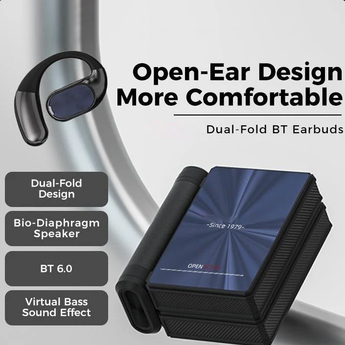 Cuffie Wireless con Cancellazione del Rumore 🔋🚲🎵 Autonomia fino a 145 ore e certificazione IPX5 resistente al sudore, con Bluetooth 6.0 per ascolti continui durante allenamenti e viaggi senza ricariche frequenti.