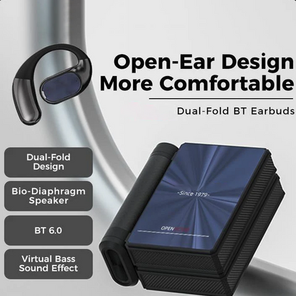 Cuffie Wireless con Cancellazione del Rumore 🔋🚲🎵 Autonomia fino a 145 ore e certificazione IPX5 resistente al sudore, con Bluetooth 6.0 per ascolti continui durante allenamenti e viaggi senza ricariche frequenti.