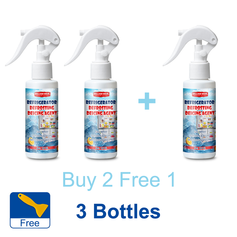 Spray sbrinante per frigorifero e congelatore 🧊🧴🛡️ Formula delicata senza corrosione, scioglie velocemente ghiaccio e brina dentro il congelatore, basta spruzzare e pulire per recuperare spazio e mantenere il frigorifero in buono stato.