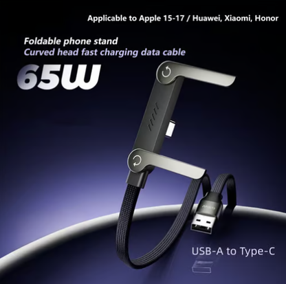 Cavo dati pieghevole di carica rapida da 240w, adatto per Apple iPhone 15-17 Pro Max, Samsung, Huawei, Xiaomi