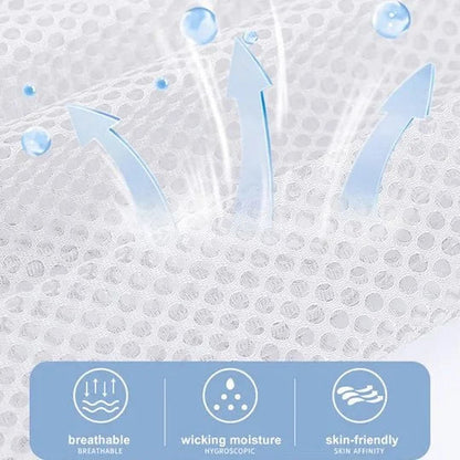 Fascia Porta-Bambino 🎒🌬️⚖️ Leggera e traspirante, distribuisce uniformemente il peso del bambino, con fibbia facile da usare per indossarla velocemente e mantenere le mani libere durante passeggiate e commissioni.