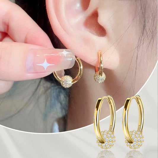 👑 Goldene Kugelohrringe – Zart, Leicht & Zeitlos Elegant ✨|Das perfekte Muttertagsgeschenk