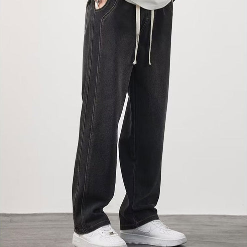 💎 50% DI SCONTO! 💎 Jeans Uomo Larghi e Dritti – Taglio Moderno, Tessuto Morbido & Vestibilità Comoda per Ogni Occasione 👖🔥