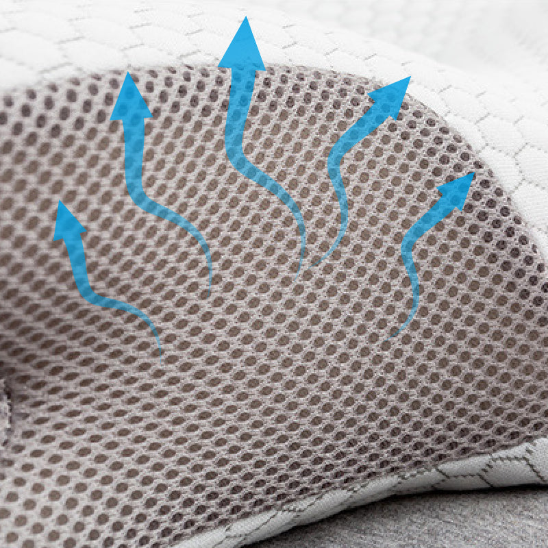 Cuscino Cervicale a Forma di Corno di Mucca in Memory Foam Traspirante