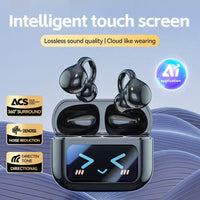 🎧 60% DI SCONTO! 🌐 Auricolari Clip-on Bluetooth V6.0 con Schermo a Colori – Traduzione 134 Lingue, Impermeabili & 40h Autonomia 💧