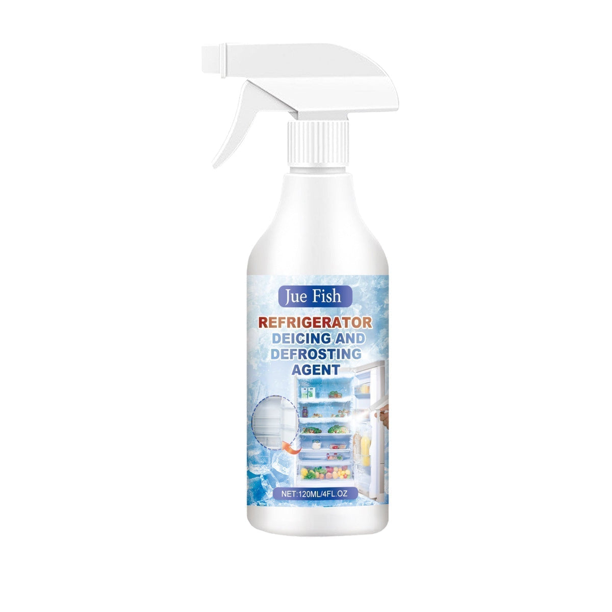 Spray sbrinante per frigorifero e congelatore 🧊🧴🛡️ Formula delicata senza corrosione, scioglie velocemente ghiaccio e brina dentro il congelatore, basta spruzzare e pulire per recuperare spazio e mantenere il frigorifero in buono stato.
