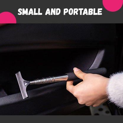 🚗 Tergicristallo Telescopico per Specchietti Auto 🌧️ | Asta Estensibile fino a 98cm e Testina in Gomma Multistrato 🪟 | Rimozione Rapida Acqua e Pioggia, Guida Sicura ✨