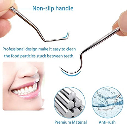 🔥 Oggi SCONTO DEL 50%! Set di stuzzicadenti riutilizzabili in acciaio inox 🦷 Resistenti e igienici