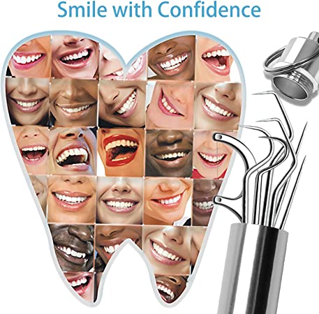 🔥 Oggi SCONTO DEL 50%! Set di stuzzicadenti riutilizzabili in acciaio inox 🦷 Resistenti e igienici