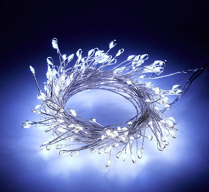 Luce decorativa LED USB in filo di rame 🎄💐🔋 Il filo di rame flessibile si piega in ogni forma, otto effetti luminosi, basso consumo, installabile ovunque per creare ambienti con atmosfera cinematografica nelle serate tranquille.