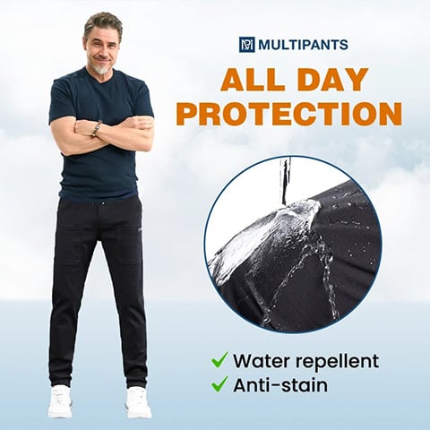 🔥 Ultimo giorno di saldo -40% 🏆MultiPants – Pantaloni cargo resistenti multi-tasca ad alta elasticità
