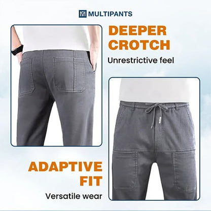 🔥 Ultimo giorno di saldo -40% 🏆MultiPants – Pantaloni cargo resistenti multi-tasca ad alta elasticità