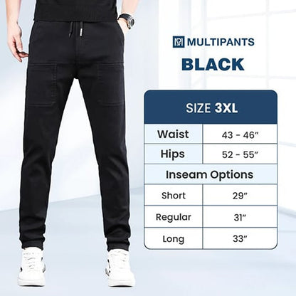 🔥 Ultimo giorno di saldo -40% 🏆MultiPants – Pantaloni cargo resistenti multi-tasca ad alta elasticità