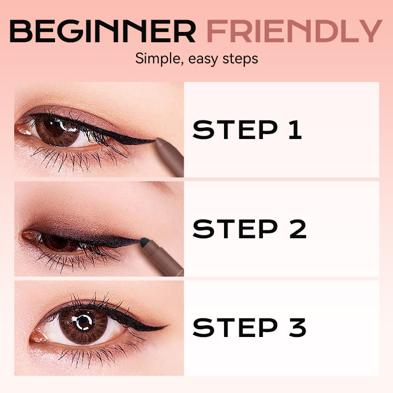 Matita Ombretto e Eyeliner 2-in-1 con Pennello per Sfumatura