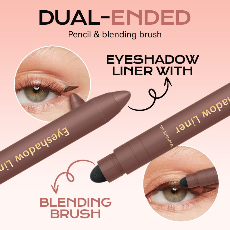 Matita Ombretto e Eyeliner 2-in-1 con Pennello per Sfumatura